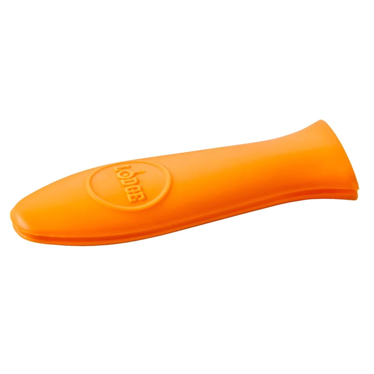 Lodge Silicone Hot Handle Holder Heat-Resistant Comfortable Grip Citrus Orange